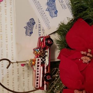 Vintage. Christmas Firefighters Ornament Collection. Third Edition 1957 Pumper.